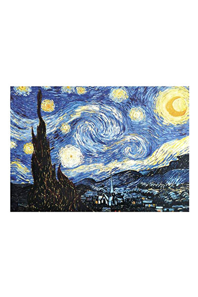 HALAMODO أحجية الصور المقطوعة "سماء نجمية" لفان جوخ، مكونة من 1000 قطعة