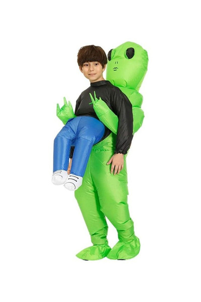 HALAMODO زي فضائي قابل للنفخ 43.6x27.3x9.8 سم