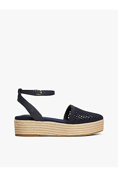 Tommy Hilfiger Women's Knit Mesh Espadrille Heeled Sandals