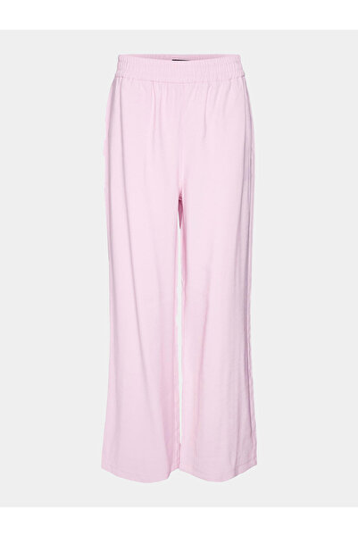 Vero Moda Γυναικείο Παντελόνι από Υφασμάτινο 10278926 Ροζ