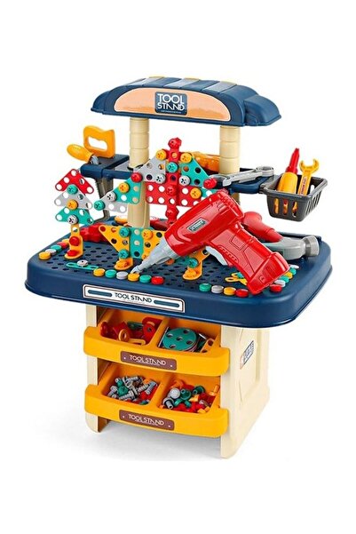 HALAMODO مجموعة ألعاب ورشة عمل حامل أداة مزدوج الجانب مكونة من 246 قطعة