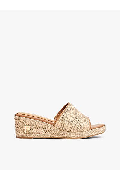 Tommy Hilfiger kadın th rope wedge espadril terlik