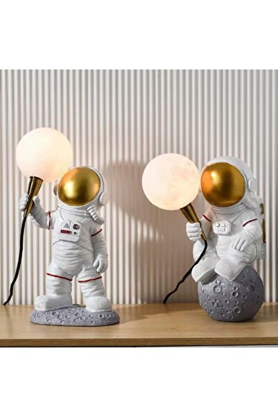 Lumini de Poveste LED Children's Lamp Moon Globe Astronaut Standing