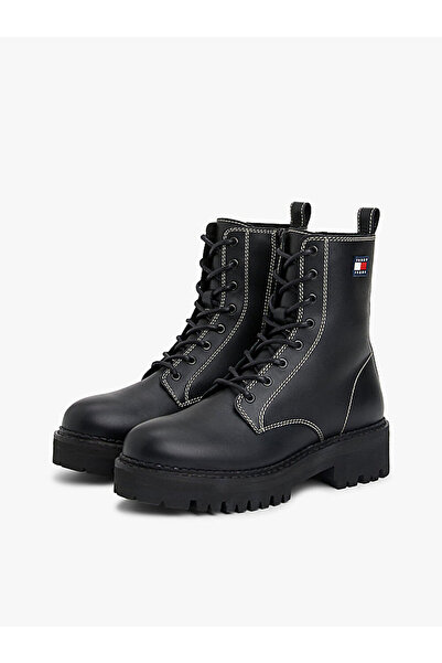 Tommy Hilfiger Women's Tjw Urban Lace up Boots