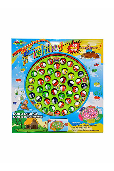 HALAMODO 45 Pieces Fishing Game Toy With Beautiful Music And Lightning Effect...