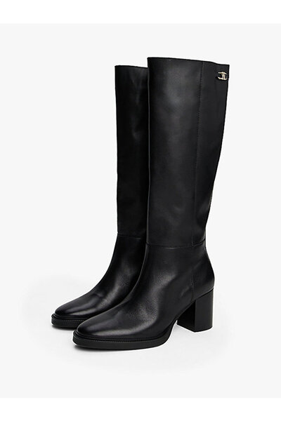 Tommy Hilfiger Women's Stacked Heel Boots