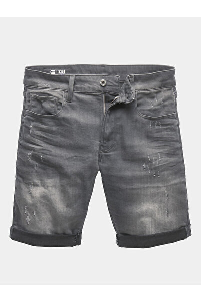 G-STAR RAW Ανδρικό Σορτς Τζιν G Star Raw D10481-6132 Γκρι