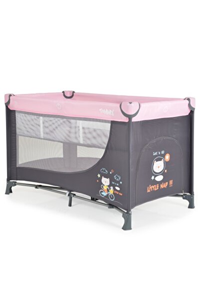 Moni Patut pliabil cu Doua Niveluri Tommy Roz, Saltea pliabila inclusa
