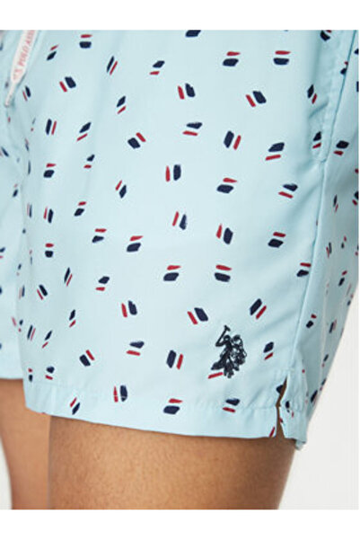 U.S. Polo Assn. Ανδρικό σορτς μαγιό us polo assn MUP2436 Ανοιχτό μπλε