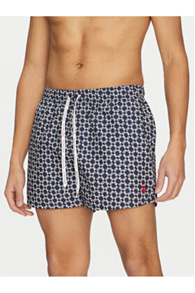 U.S. Polo Assn. Ανδρικό σορτς μαγιό us polo assn MUP2531 μπλε