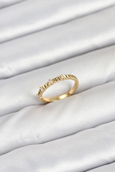 Belle Fusion Bfs Brass Gold Color Laser Cut Women's Ring