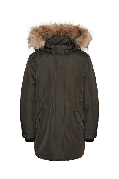 Vero Moda Girl Χειμερινό μπουφάν για κορίτσια 10290910 Γκρι