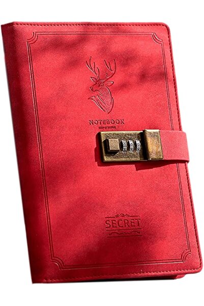 G&S PRO G&S PRO® diary – AristoNotes Collection, combination lock system, A5, 200 pages, red color.