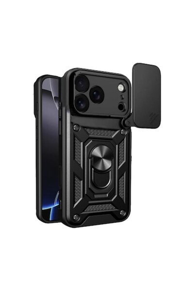 FONIX Θήκη τηλεφώνου, συμβατή με Apple iPhone 17 Pro Max, Ανθεκτική ασπίδα LensProtect, Ανθεκτικό σε κραδασμούς, Sli