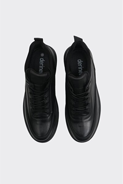 derinet Bağcıklı Hakiki Deri Erkek Bot