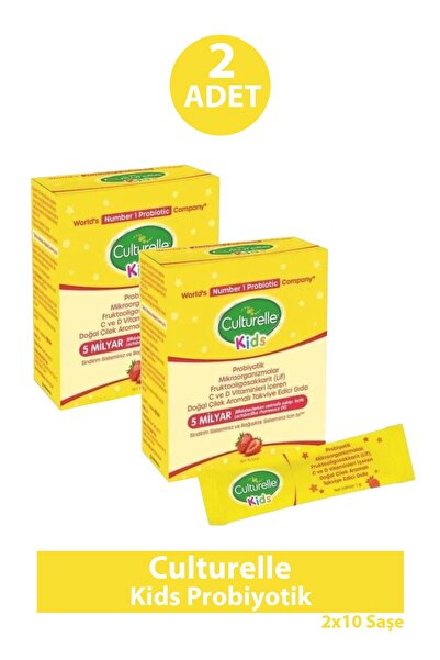 CULTURELLE Kids Probiyotik 10 Saşe 2 Adet