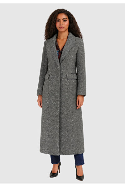 Guess Stefania Women's Gray Coat W5Bl26W2680-Fj9F