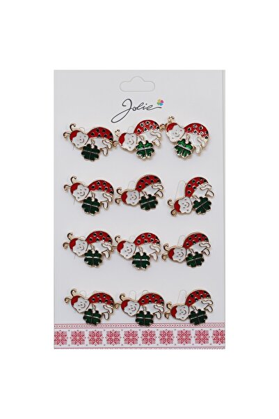 Danex Set 12 Brose Martisor Primavara Buburuza cu Trifoi