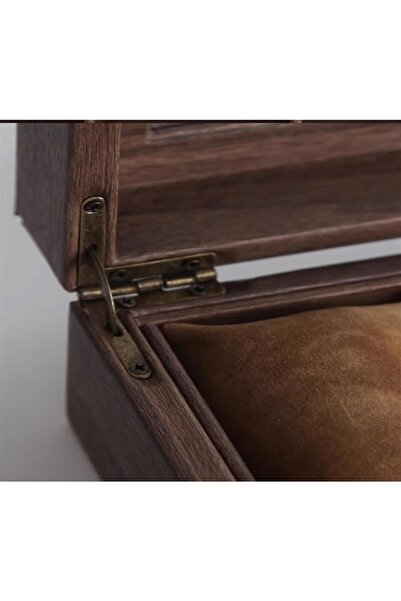 Hope صندوق خشبي للساعات، حافظة سفر، صندوق تخزين مجوهرات زجاجي كبير السعة، صند...