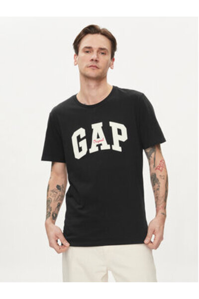 GAP Ανδρικό T-Shirt 471777 Μαύρο
