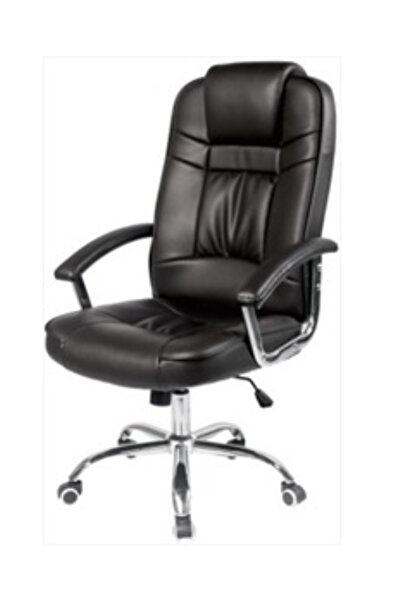 Traffic Chairs Black leather swivel chair