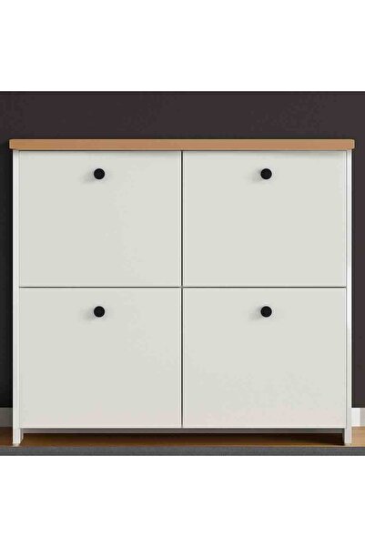 VİTTALİA 4 KAPAKLI ÇOK AMAÇLI DOLAP KAHVE KÖŞESİ AYAKKABILIK