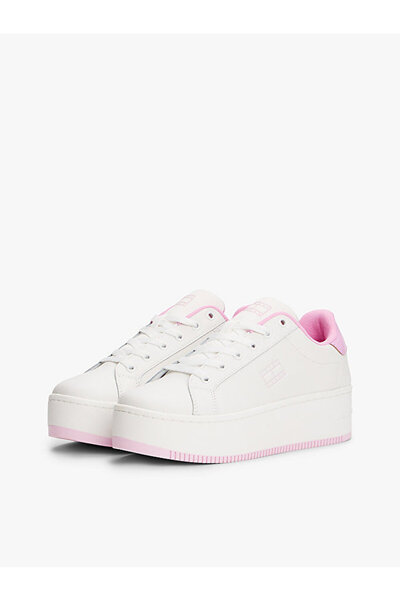 Tommy Hilfiger Women's Tjw Flatform Patent Sneaker