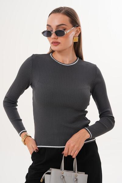ŞİMAL Kadın Bisiklet Yaka İnce Örme Kazak 255097 -
