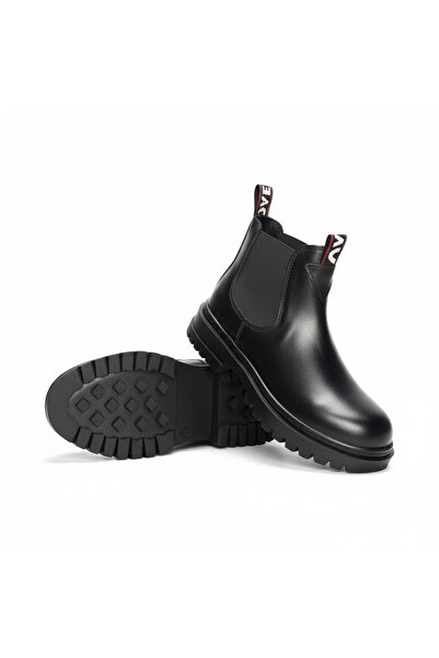 Tekiner Hakiki Deri Ortopedik Lastikli Bot