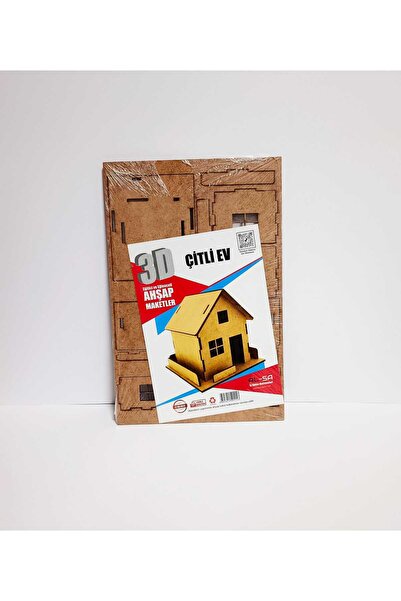 doremodam 3D Wooden Model House with Fence