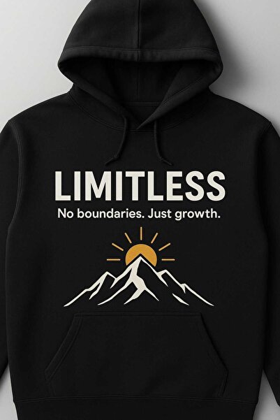 bellanova سويت شيرت بقلنسوة للجنسين - مطبوع عليه LIMITLESS
