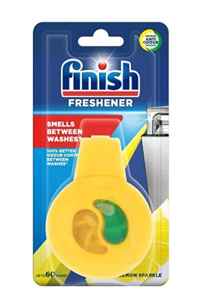 Finish Dishwasher Deodorizer with Lemon Scent, Enough for Up to 60 Washes
