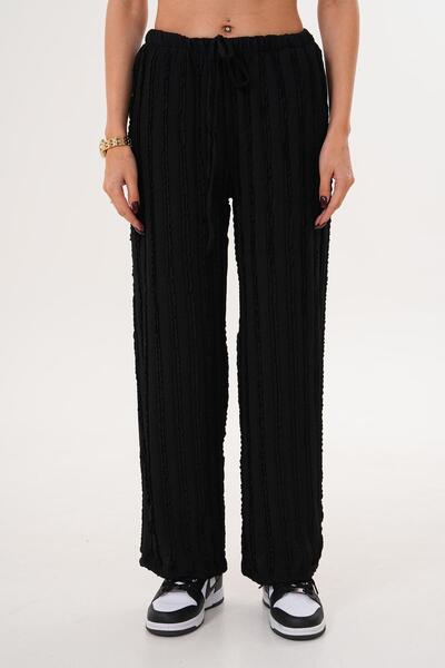 ŞİMAL Women's Pocketed Wide Leg Trousers 255339 -