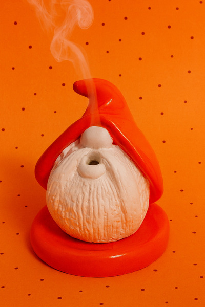 İNLAKECHANDMADE El Yapımı Hınzır Cüce Tütsülük – Komik Tasarımlı Dekoratif Du...