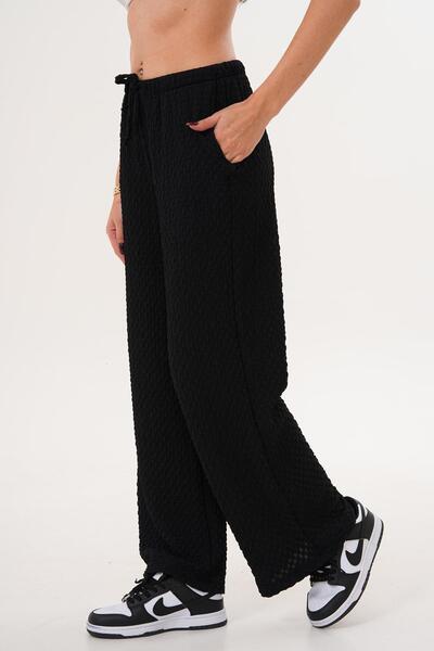 ŞİMAL Women's Pocketed Wide Leg Trousers 255271 -