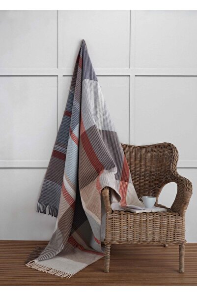 Bayev Brown Scottish Single Cotton Blanket 150 X 200