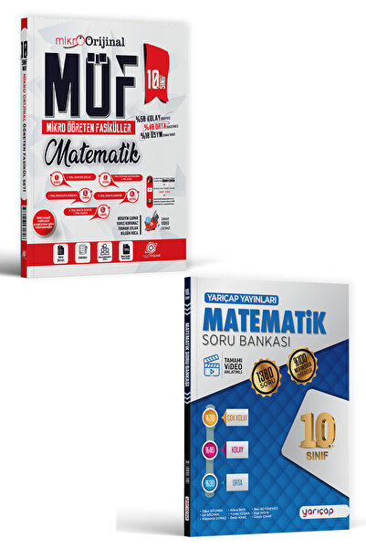 Orijinal Yayınları Mikro Orijinal ve YarıÇap Yayınları 10. Sınıf Matematik MÖ...