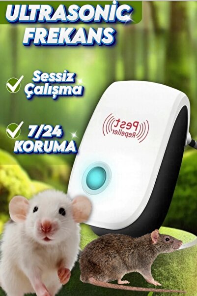 xolo XLF101 Ultrasonik Sessiz Fare Kakalak Hamamböceği Kovucu Yuva Engelleyen...