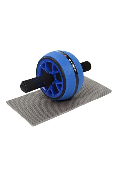 Generic 2-Piece Abdominal Roller Wheel With Knee Pad Set