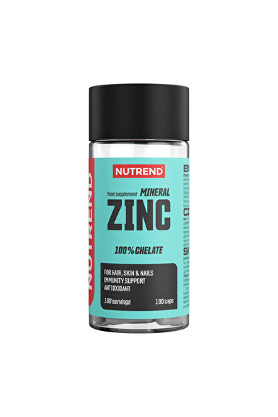 Nutrend 100 كبسولة من الزنك المعدني المخلبي بنسبة 100%