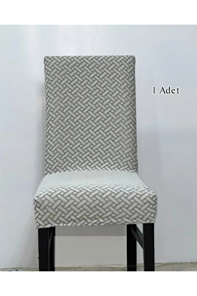 StarMall Tuğla desen Likrali jakarlı Kümaş Sandalye Örtüsü, Lastikli, Esnekli...