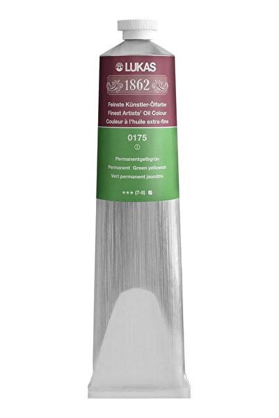 Lukas 1862 OIL 200ML PERMANENT GREEN YELLOWISH