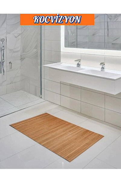 kocvizyon Bambu Kaydırmaz Tabanlı Banyo Paspası/matı 70×45cm