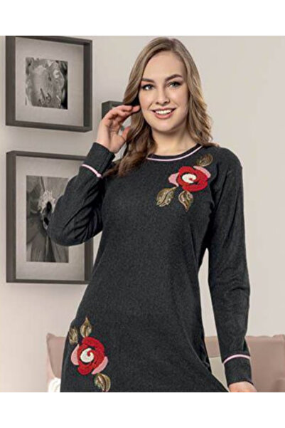 Hugglii Rose Embroidery Embroidered Women's Cotton Pajama Set