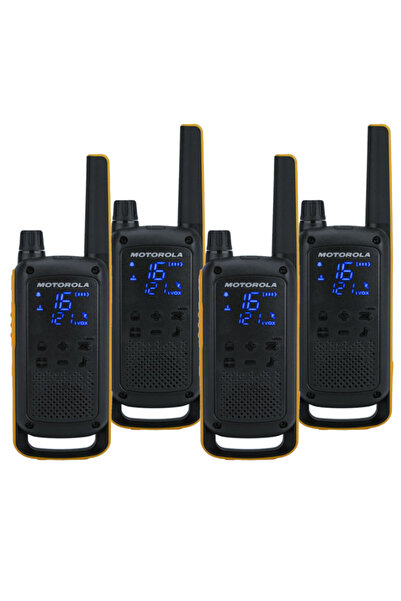 Motorola Set of 4 radios, Motorola, t82, Black