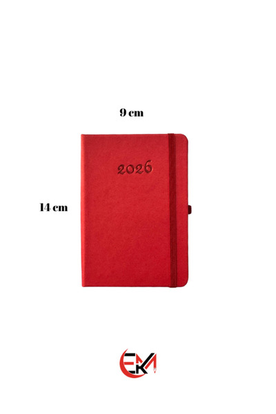 EKM 2026 Mini Haftalık Cep Ajandası 9x14cm