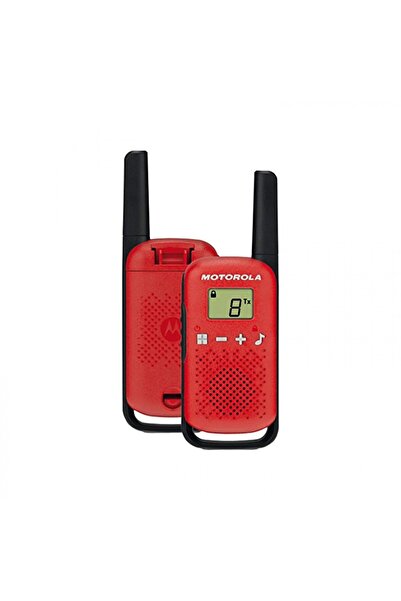 Motorola Two radio stations in a set T42 WALKIE TALKIE Red