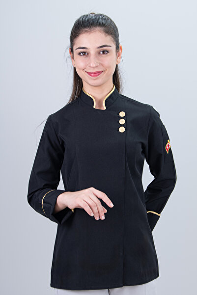 Das Uniform Full Düğmeli Şef Gömlek Aşçı Kıyafeti Chef Aşçı Forması