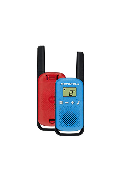 Motorola Set of two radio stations T42 Red/Blue Walkie Talkie
