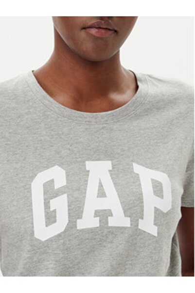 GAP Γυναικείο T-Shirt 729555-05 Γκρι